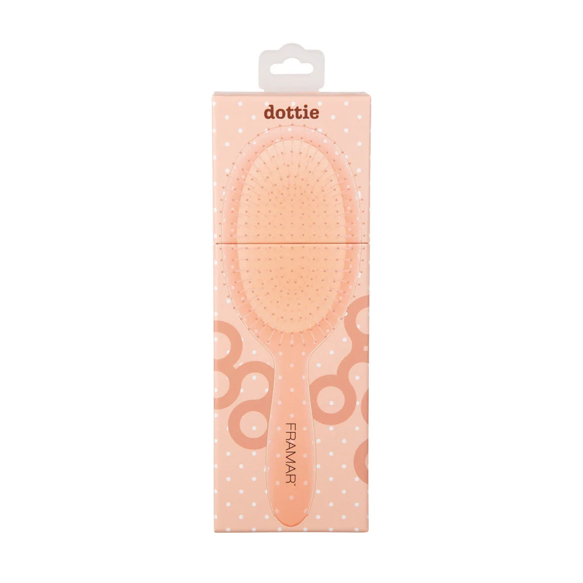 FRAMAR Detangle Brush Peach Please - Dottie