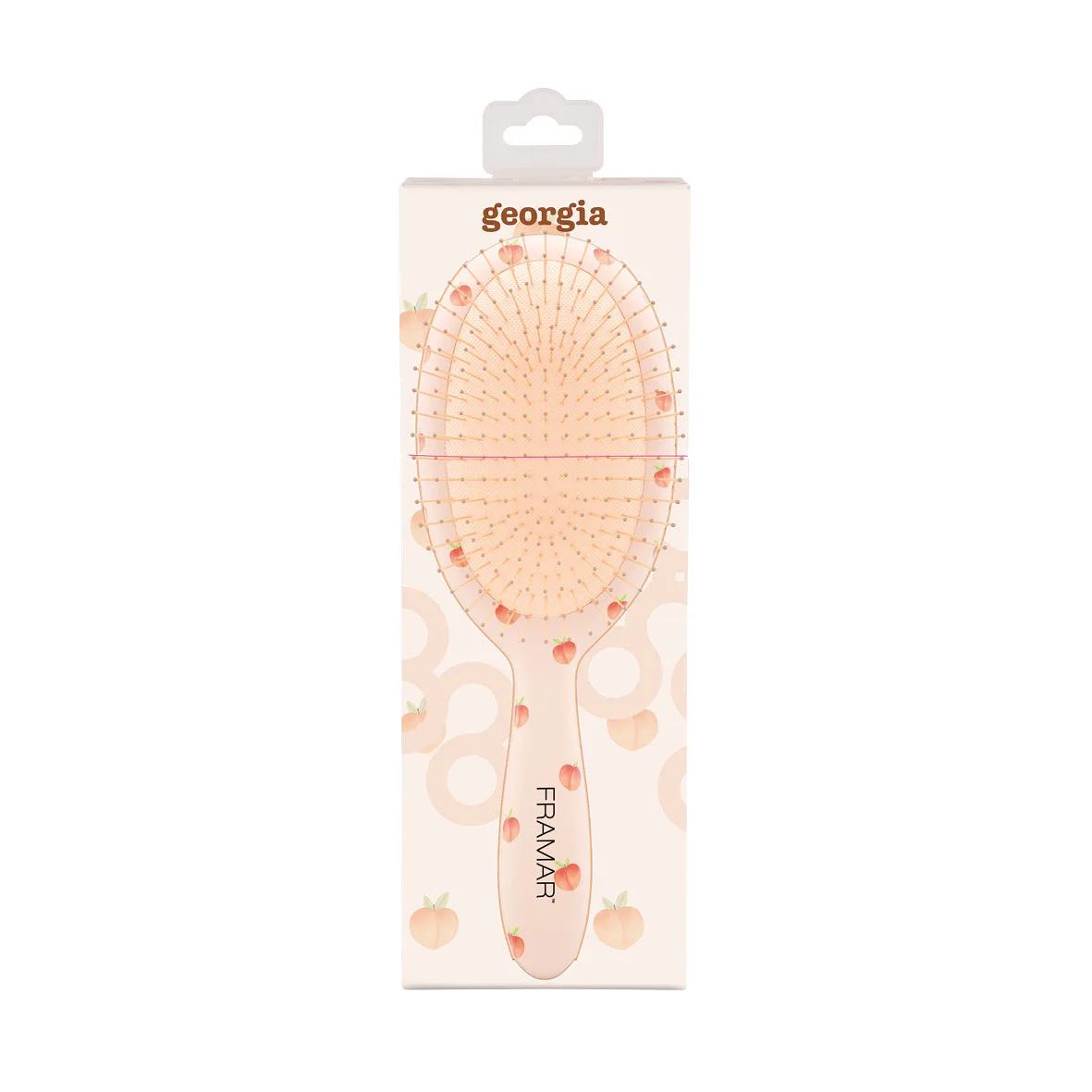 FRAMAR Detangle Brush Peach Please - Georgia