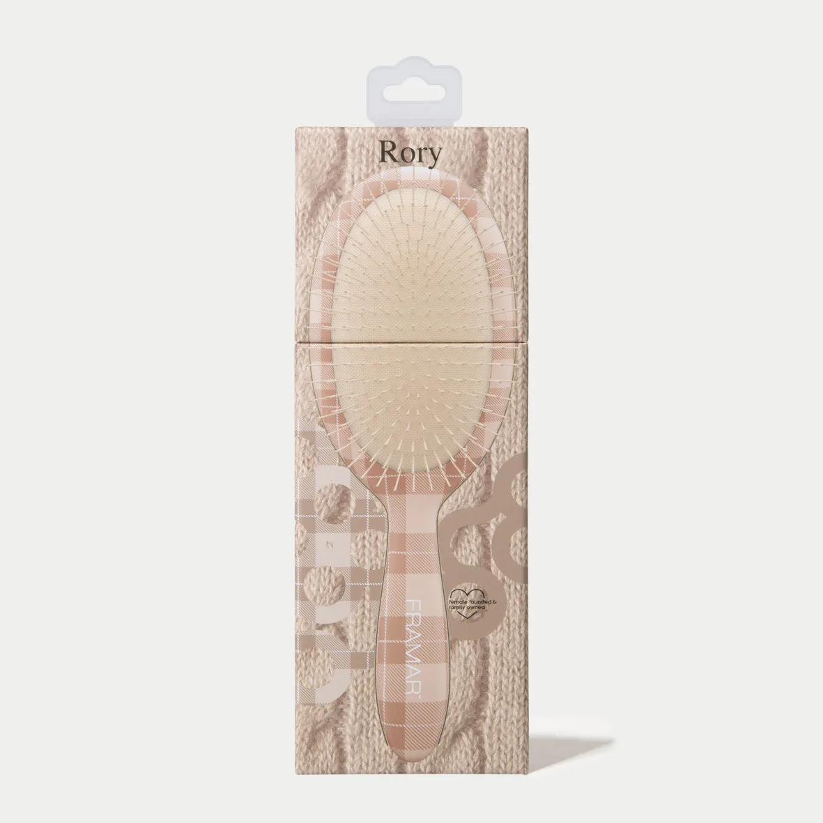 FRAMAR Plaid Hair Day - Detangle Brush, Rory