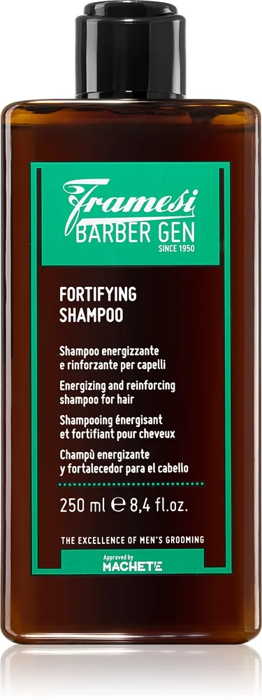 Framesi Barber Gen Fortifying vahvistava shampoo heikoille ja oheneville hiuksille 250 ml