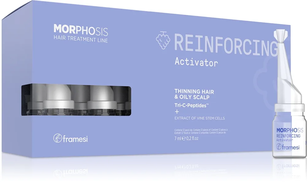 Framesi Morphosis Reinforcing hiusten aktivaattori hiustenkasvun tueksi 12x7 ml