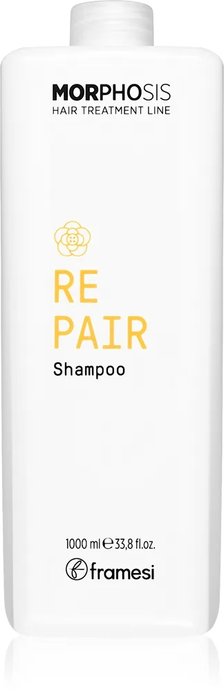 Framesi Morphosis Repair uudistava shampoo heikoille ja rasittuneille hiuksille 1000 ml
