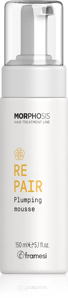 Framesi Morphosis Repair hiusvaahto hennoille ja vaurioituneille hiuksille 150 ml