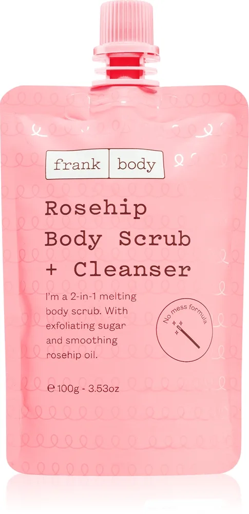 Frank Body Rosehip Rensende kropspeeling 2-i-1 250 g