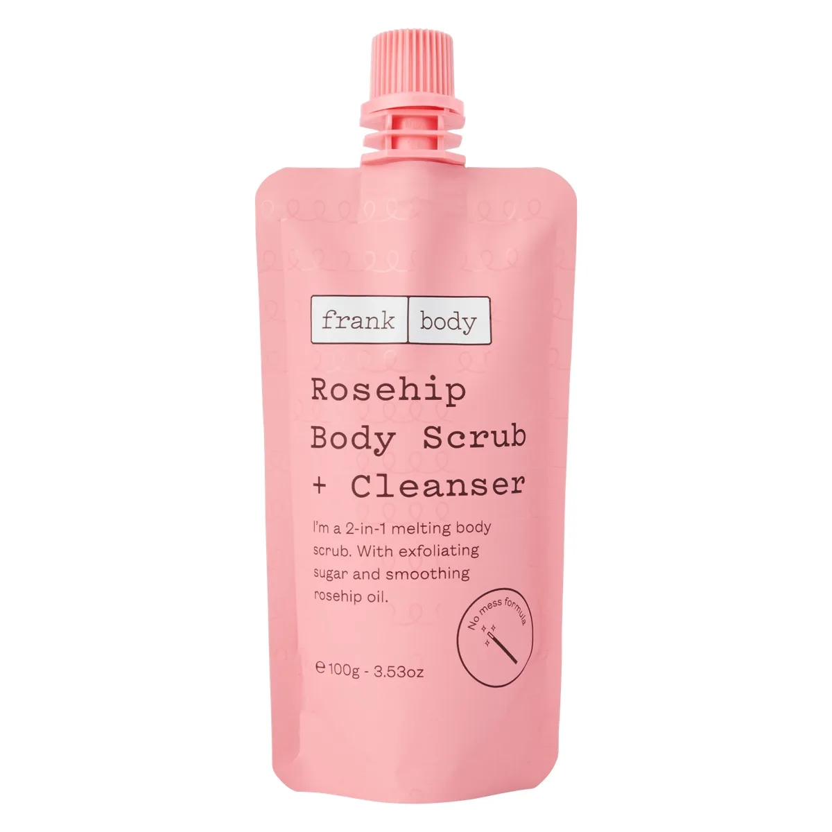Frank Body Rosehip Body Scrub + Cleanser Kroppsskrubb