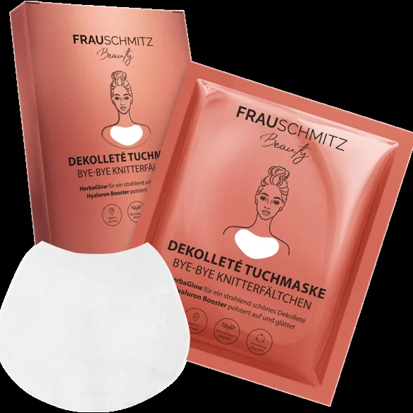 FrauSchmitz Beauty Dekolleté Tuchmaske BYE-BYE Knitterfältchen