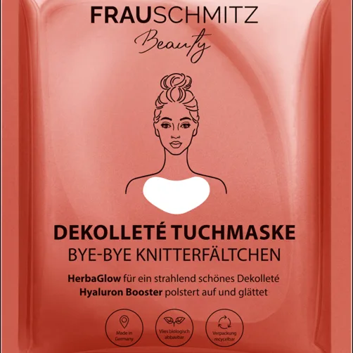 FrauSchmitz Beauty Dekolleté Tuchmaske BYE-BYE Knitterfältchen