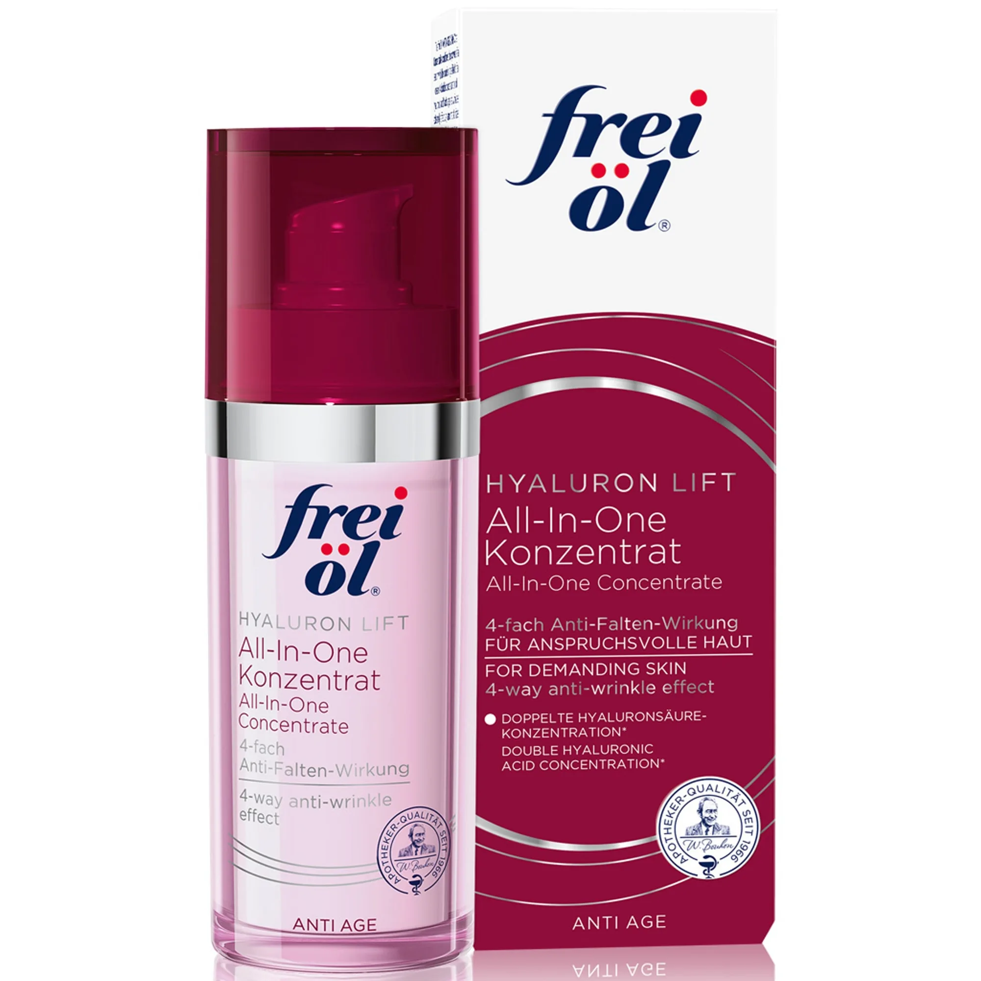 frei öl Anti Age Hyaluron Lift All-In-One koncentrat Ansiktsemulsion