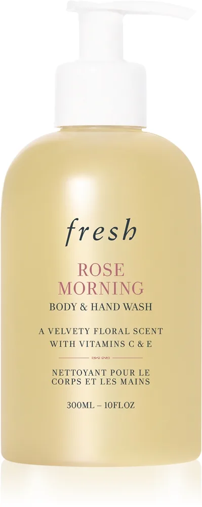 fresh Rose Morning Body & Hand Wash Brusegel Fra rose 300 ml