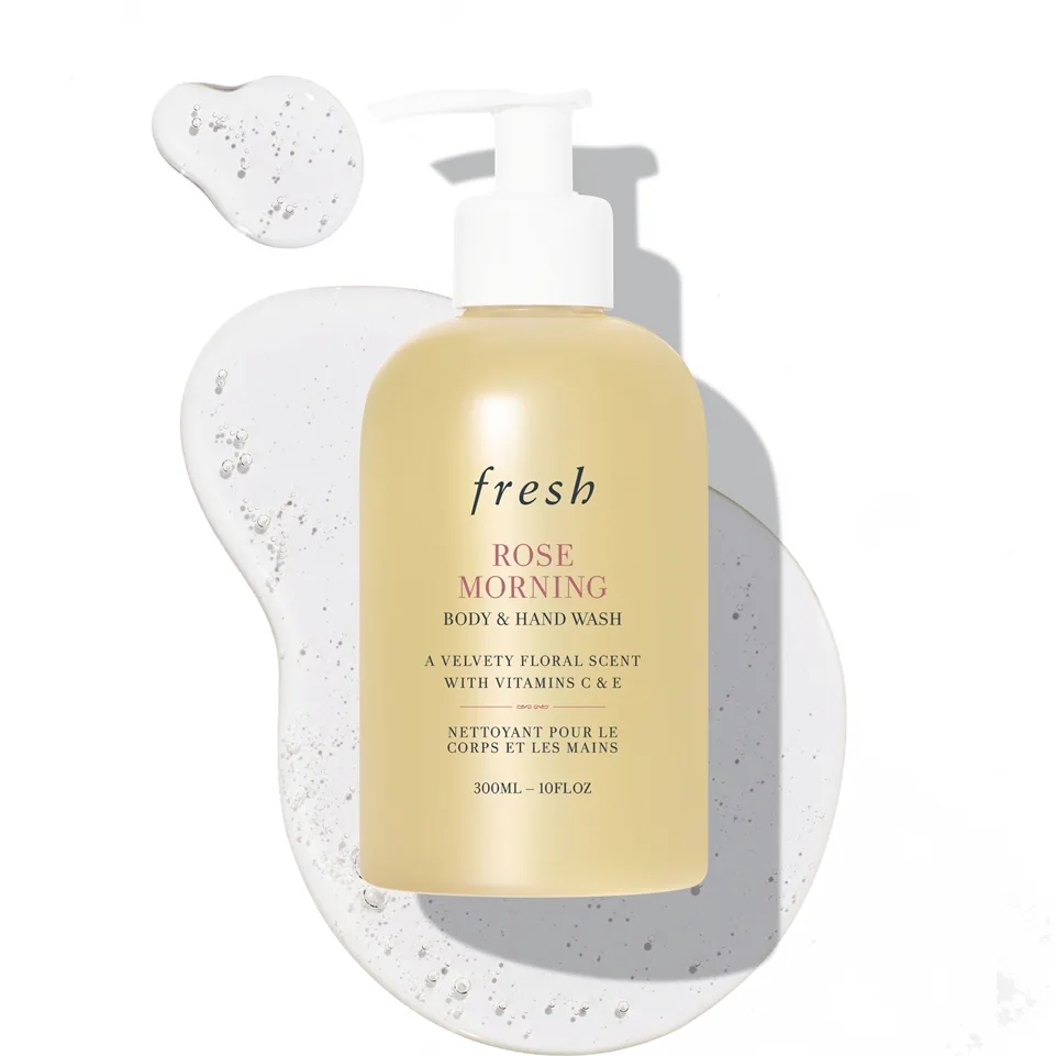fresh Rose Morning Body & Hand Wash Brusegel Fra rose 300 ml