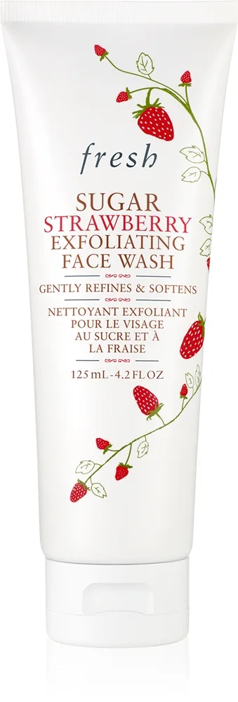 fresh Sugar Strawberry Face Wash Eksfolierende rensegel 125 ml