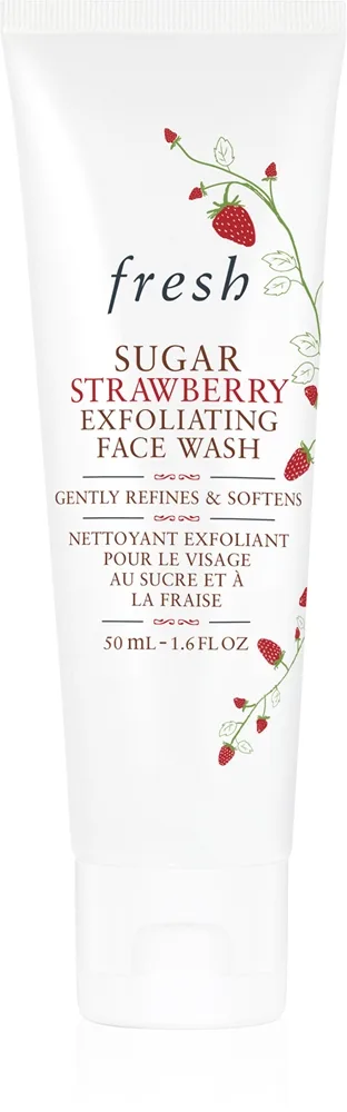 fresh Sugar Strawberry Face Wash Exfolierande rengöringsgel 50 ml
