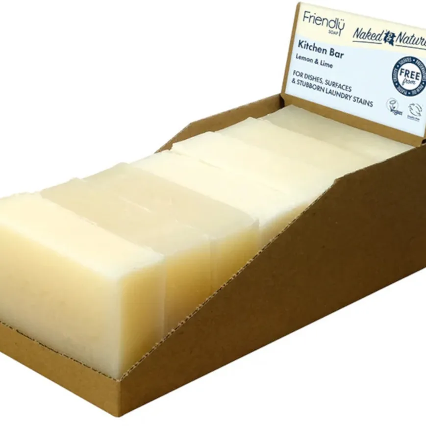Friendly Soap Kitchen Bar Lemon & Lime Naturlig tvål 7x95 g