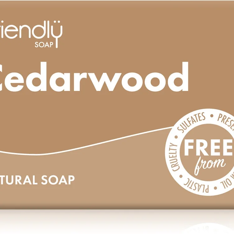 Friendly Soap Natural Soap Cedarwood Naturlig tvål 95 g