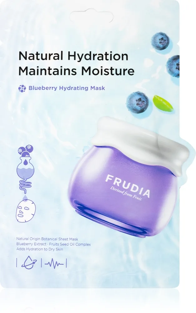 Frudia Blueberry kosteuttava naamio herkälle ja kuivalle iholle 10x20 ml