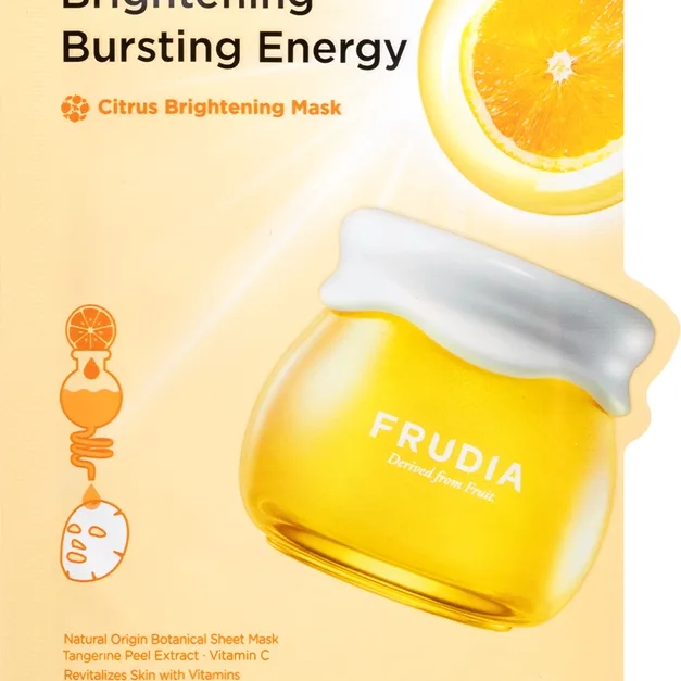 Frudia Citrus Uppljusande arkmask för ansiktet 20 ml