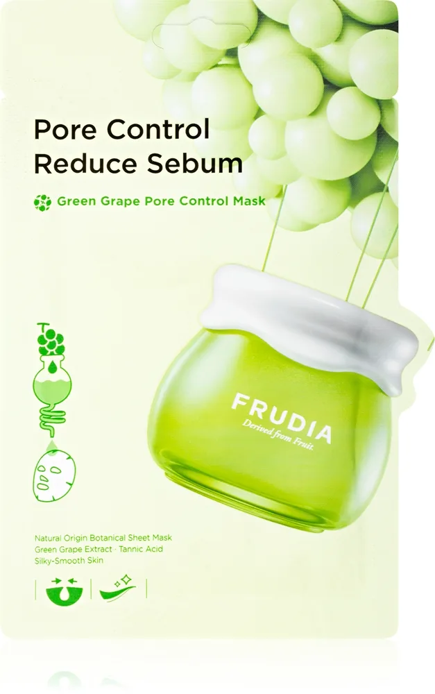Frudia Green Grape kangasnaamio ihohuokosten supistamiseen 10x20 ml