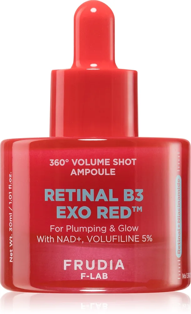 Frudia Retinal B3 Exo Red 360° Volume Shot Ampoule kirkastava kasvoseerumi ihon elastisuutta parantava 30 ml
