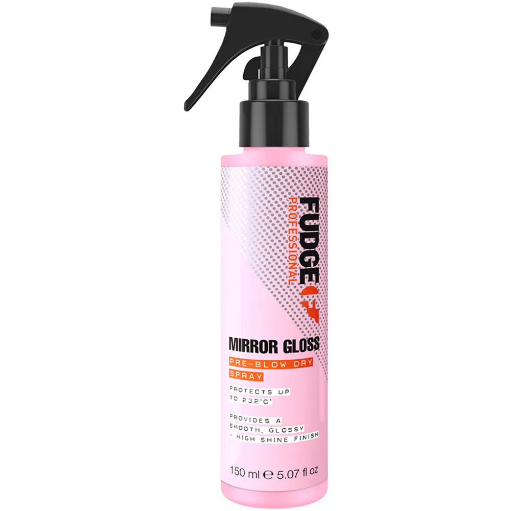Fudge Professional Mirror Gloss Heat Protecting Shine Spray 150 ml