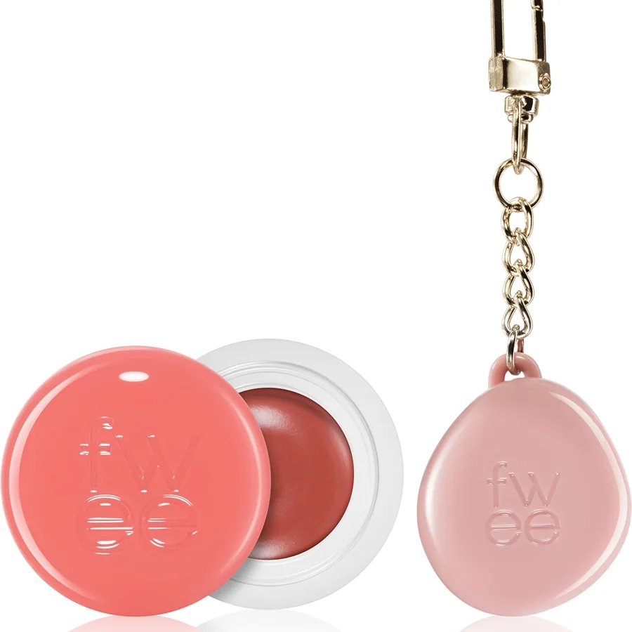 fwee Lip&Cheek Blurry Pudding Pot Lätt- och kindtoning + fodral Skugga CR01 Dear (Bestie Moment) 5 g