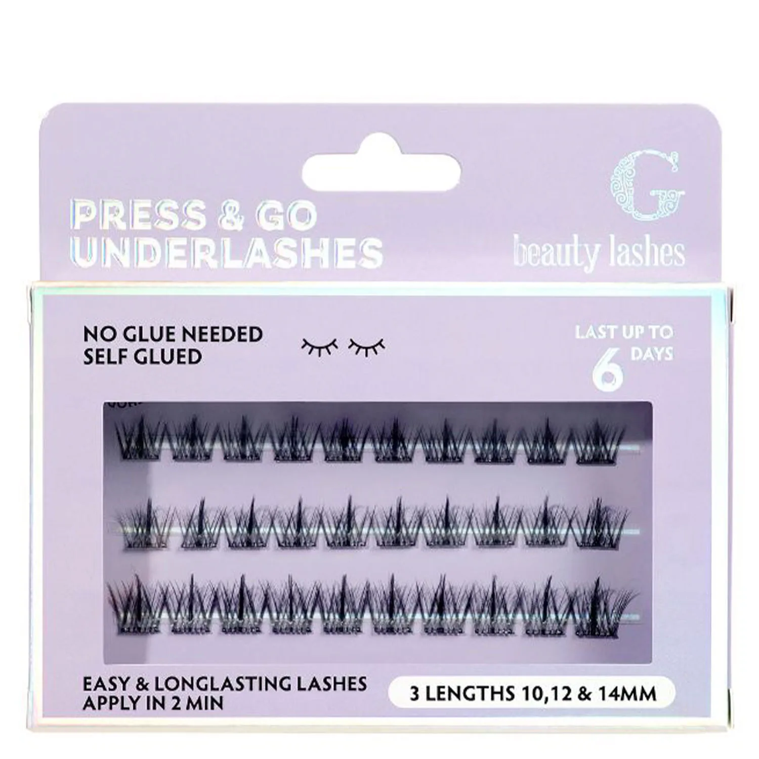 G Beauty Lashes Press & Go Underlashes Afterwork