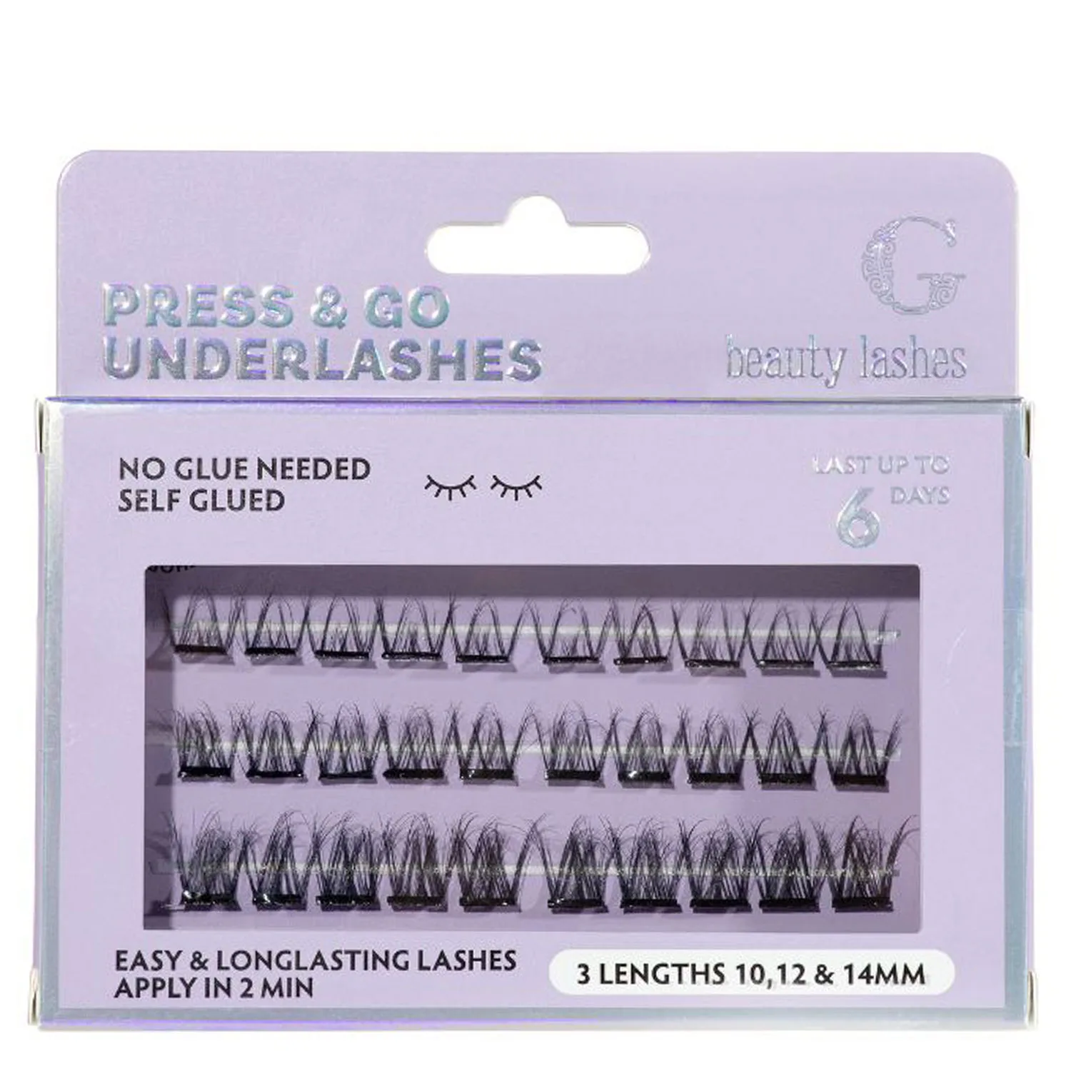 G Beauty Lashes Press & Go Underlashes Vogue
