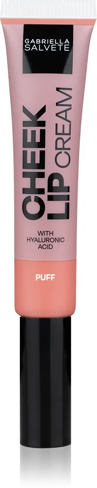 Gabriella Salvete Cheeks & Lips Cream Multifunktionell smink för läppar och ansikte Skugga 01 Puff 10 ml