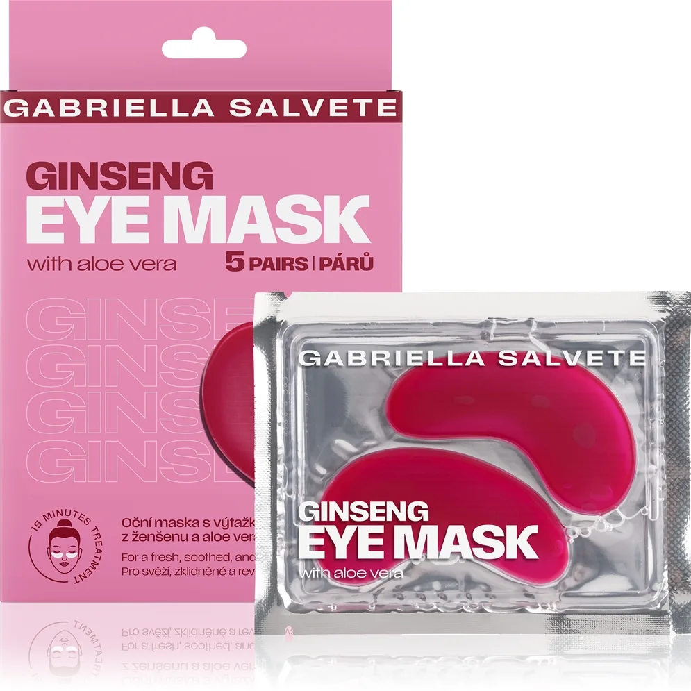 Gabriella Salvete Eye Mask Ginseng erfrischende Maske für die Augen 5 St.
