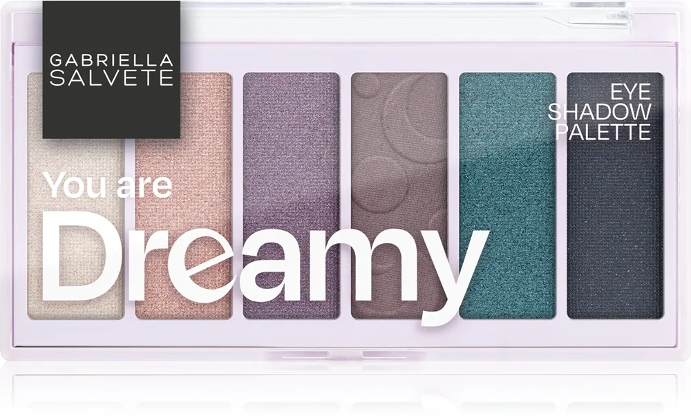 Gabriella Salvete Eyeshadow 6 Shades Palette Palett för ögonskugga Skugga You are Dreamy 12 g