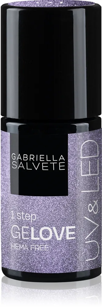 Gabriella Salvete GeLove Over The Moon Gel nagellack för UV / LED härdning 01 Midnight 8 ml