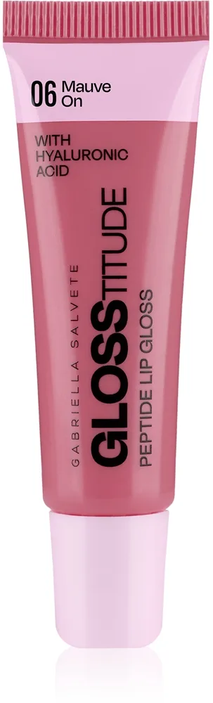 Gabriella Salvete Glosstitude Peptide Lip Gloss kosteuttava huulikiilto sävy 06 Mauve On 10 ml
