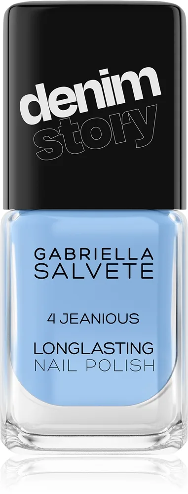 Gabriella Salvete Longlasting Enamel Denim Story Långvarig nagellack Skugga 04 Jeanious 11 ml