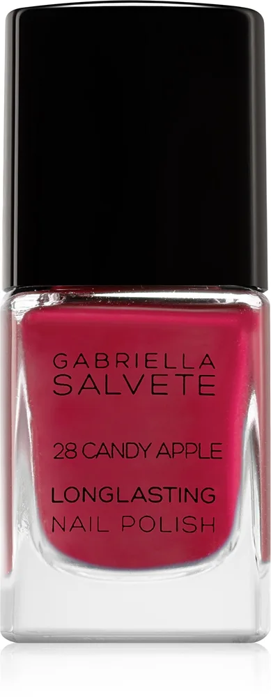 Gabriella Salvete Longlasting Enamel Långvarig nagellack med högglansig effekt Skugga 28 Candy Apple 11 ml