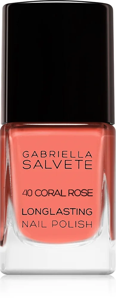 Gabriella Salvete Longlasting Enamel Långvarig nagellack med högglansig effekt Skugga 40 Coral Rose 11 ml