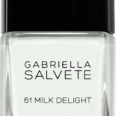 Gabriella Salvete Longlasting Enamel pitkäkestoinen kynsilakka voimakas kiilto sävy 61 Milk Delight 11 ml
