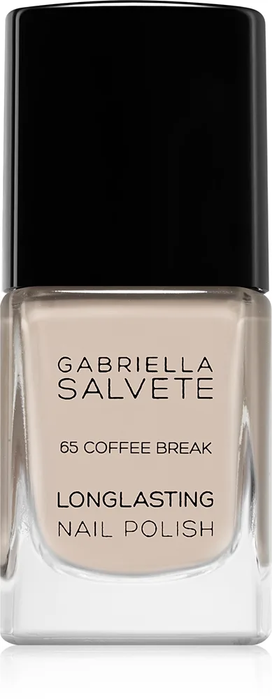 Gabriella Salvete Longlasting Enamel Långvarig nagellack med högglansig effekt Skugga 65 Coffee Break 11 ml