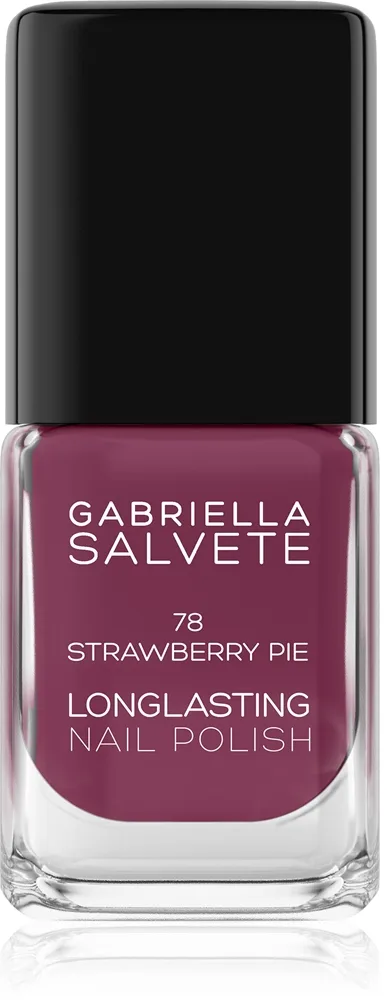 Gabriella Salvete Longlasting Enamel Långvarig nagellack med högglansig effekt Skugga 78 Strawberry Pie 11 ml