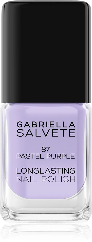 Gabriella Salvete Longlasting Enamel Langtidsholdbar neglelak med stor glanseffekt Skygge 87 Pastel Purple 11 ml