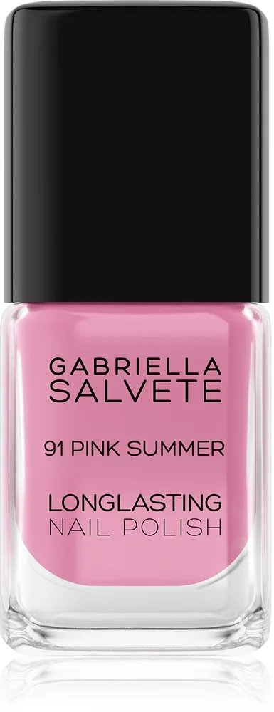 Gabriella Salvete Longlasting Enamel Langtidsholdbar neglelak med stor glanseffekt Skygge 91 Pink Summer 11 ml