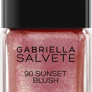 Gabriella Salvete Longlasting Enamel pitkäkestoinen kynsilakka helmiäisenhohtoinen sävy 90 Sunset Blush 11 ml