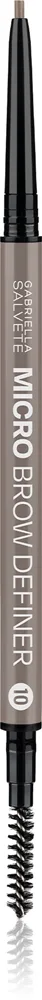 Gabriella Salvete Micro Brow Definer Precis ögonbrynspenna med borste Skugga 10 0.08 g