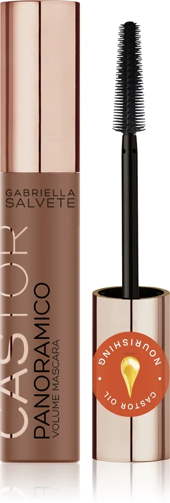 Gabriella Salvete Panoramico Castor Volumengivende og længdegivende mascara med nærende effekt 13 ml