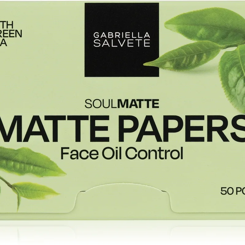 Gabriella Salvete SoulMatte Green Tea Mattierende Papierblättchen mit grünem Tee 50 St.