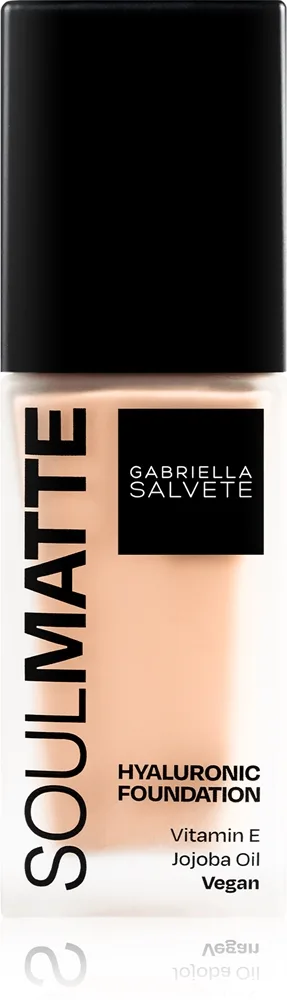 Gabriella Salvete SoulMatte Hyaluronic Foundation Långvarig foundation med matt effekt Skugga 03C Beige Cold 30 ml