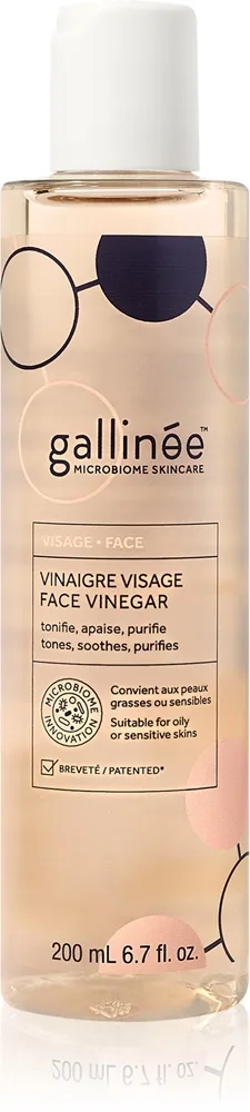 Gallinée SKIN CARE Face Vinegar Ansiktstoner med återfuktande effekt 200 ml
