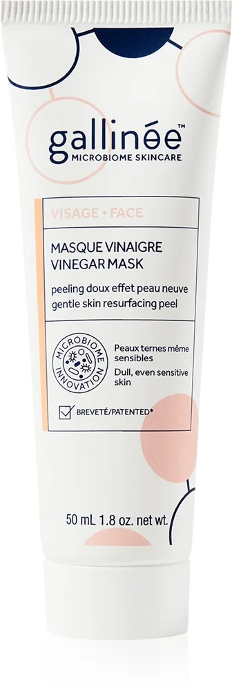 Gallinée SKIN CARE Vinegar Mask Exfolierande mask med uppljusande och mjukgörande effekt 50 ml