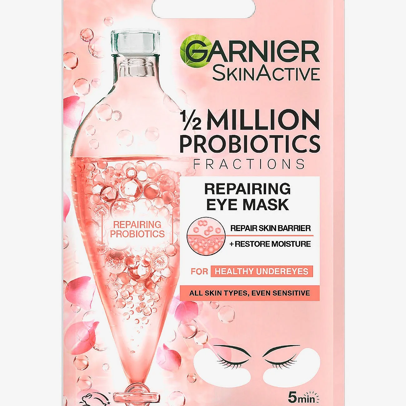 Garnier 1/2 Million Probiotics Fractions Repairing Eye Mask - Nude - 6 g