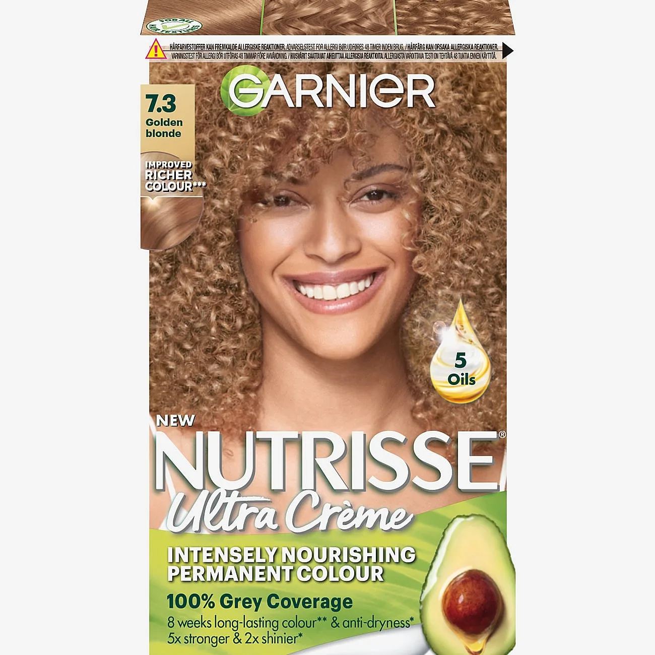 Garnier Garnier Nutrisse Ultra Crème 7.3 Golden Blonde - Nude - 1 stk