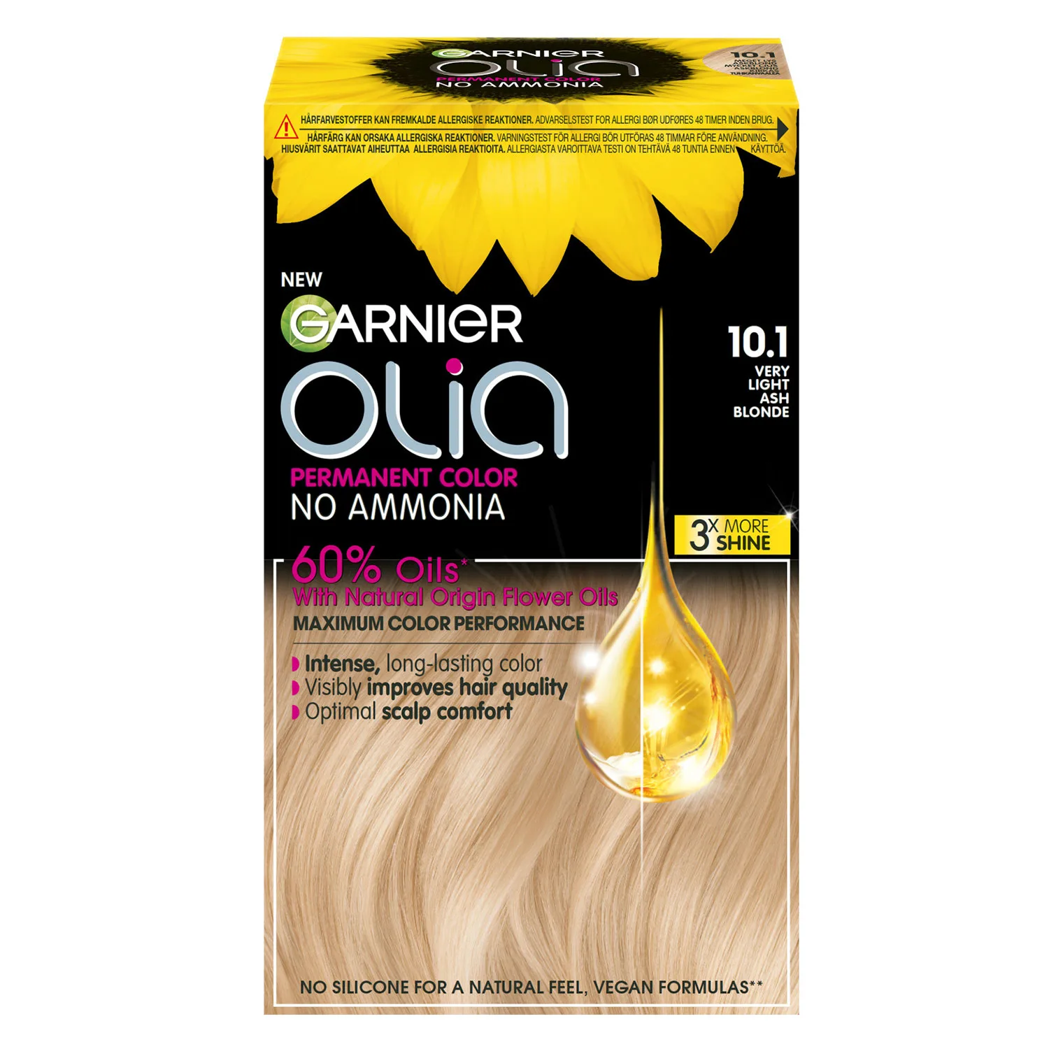 Garnier Olia Permanent Color 10.1 Very Light Ash Blonde
