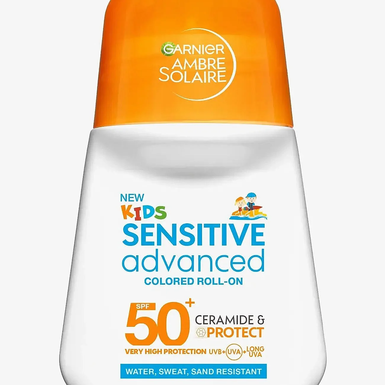 Garnier Ambre Solaire Sensitive Advanced Kids Roll-On SPF50+, 18 g
